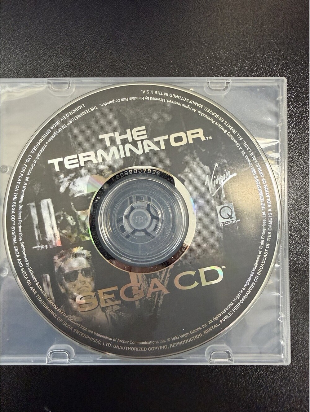 Sega CD The Terminator (Sega CD, 1993) Authentic Game DISC ONLY Tested & Working